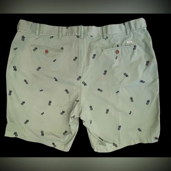 IZOD Men's Green Pineapple Print Shorts - Picture 5 of 8